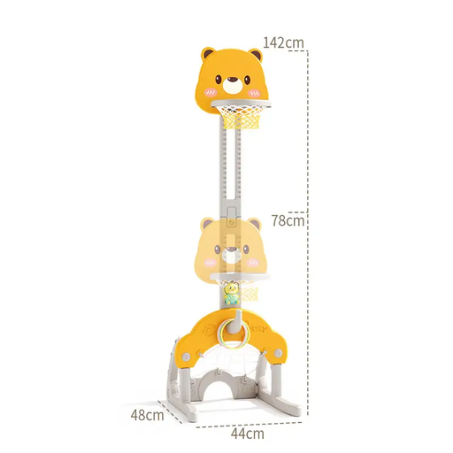 Kids Basketball Hoop Stand Height Adjustable 142CM Water base by dealonline.co.nz
