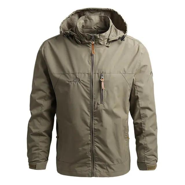 Men's Waterproof Sports Jacket — Power Bank Pocket & Cable Port | Spring & Autumn Outdoor by Mead's Supply & Equipment Outfitters limited