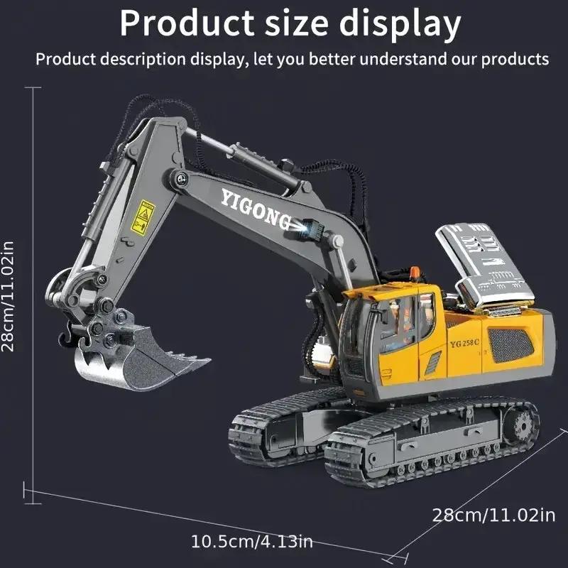 Remote Control Engineering Vehicles Series - Excavator Rump Truck Bulldozer All by dealonline.co.nz