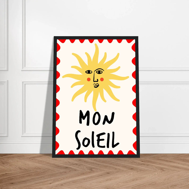 Mon Soleil by Blank Wall Print Shop