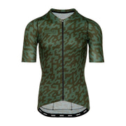 Bioracer Spitfire Jersey SS Olive Noise by Euro Cycling NZ