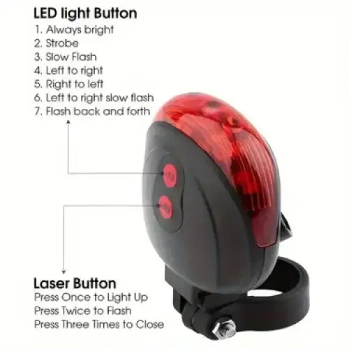 Waterproof Bicycle Tail-light by Habicare