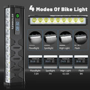 10000-Lumen Bicycle Front Light (Rechargeable) by Habicare