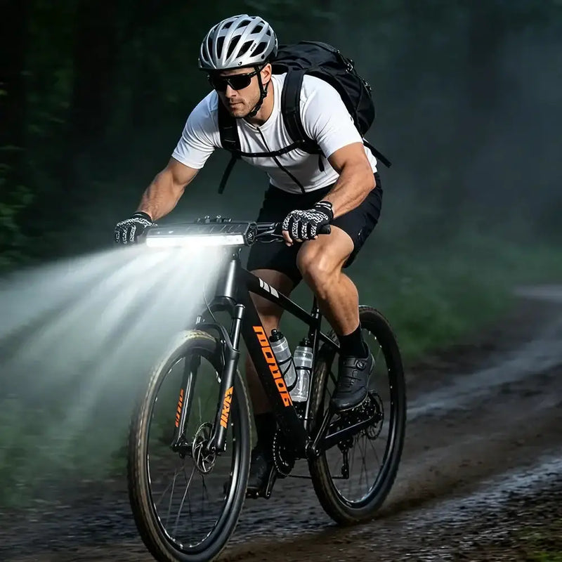 10000-Lumen Bicycle Front Light (Rechargeable) by Habicare