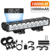 10000-Lumen Bicycle Front Light (Rechargeable) by Habicare