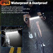 10000-Lumen Bicycle Front Light (Rechargeable) by Habicare