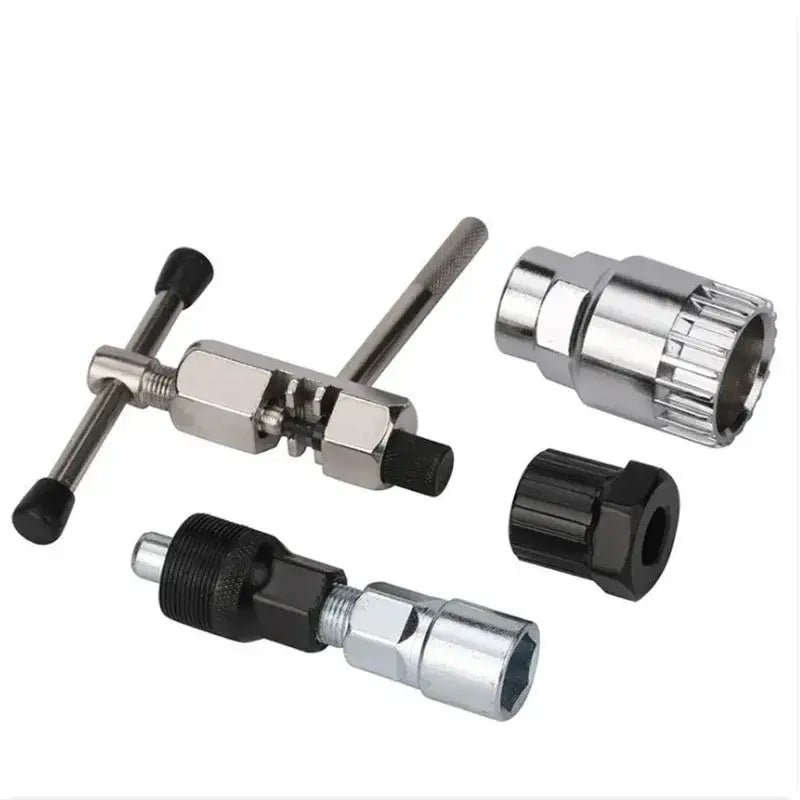 Habicare Bicycle Repair Tool Set with Chain Breaker, Spoke Wrench, Bottom Bracket & Freewheel Removal Tools Bicycle Repair Tool Set with Chain Breaker, Spoke Wrench, Bottom Bracket & Freewheel Removal Tools