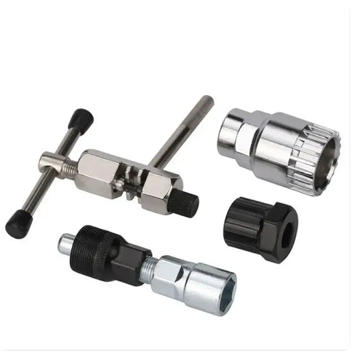Habicare Bicycle Repair Tool Set with Chain Breaker, Spoke Wrench, Bottom Bracket & Freewheel Removal Tools Bicycle Repair Tool Set with Chain Breaker, Spoke Wrench, Bottom Bracket & Freewheel Removal Tools