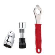 Habicare Bicycle Repair Tool Set with Chain Breaker, Spoke Wrench, Bottom Bracket & Freewheel Removal Tools Bicycle Repair Tool Set with Chain Breaker, Spoke Wrench, Bottom Bracket & Freewheel Removal Tools