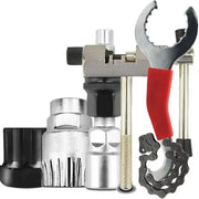 Habicare Bicycle Repair Tool Set with Chain Breaker, Spoke Wrench, Bottom Bracket & Freewheel Removal Tools Bicycle Repair Tool Set with Chain Breaker, Spoke Wrench, Bottom Bracket & Freewheel Removal Tools
