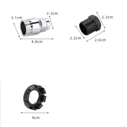 Habicare Bicycle Repair Tool Set with Chain Breaker, Spoke Wrench, Bottom Bracket & Freewheel Removal Tools Bicycle Repair Tool Set with Chain Breaker, Spoke Wrench, Bottom Bracket & Freewheel Removal Tools