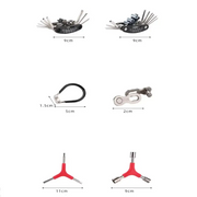Habicare Bicycle Repair Tool Set with Chain Breaker, Spoke Wrench, Bottom Bracket & Freewheel Removal Tools Bicycle Repair Tool Set with Chain Breaker, Spoke Wrench, Bottom Bracket & Freewheel Removal Tools