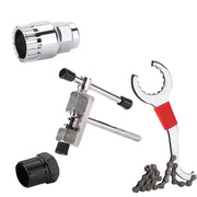 Habicare Bicycle Repair Tool Set with Chain Breaker, Spoke Wrench, Bottom Bracket & Freewheel Removal Tools Bicycle Repair Tool Set with Chain Breaker, Spoke Wrench, Bottom Bracket & Freewheel Removal Tools