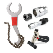 Habicare Bicycle Repair Tool Set with Chain Breaker, Spoke Wrench, Bottom Bracket & Freewheel Removal Tools Bicycle Repair Tool Set with Chain Breaker, Spoke Wrench, Bottom Bracket & Freewheel Removal Tools