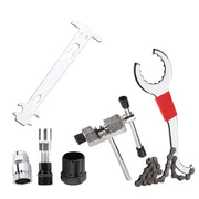Habicare Bicycle Repair Tool Set with Chain Breaker, Spoke Wrench, Bottom Bracket & Freewheel Removal Tools Bicycle Repair Tool Set with Chain Breaker, Spoke Wrench, Bottom Bracket & Freewheel Removal Tools