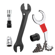 Habicare Bicycle Repair Tool Set with Chain Breaker, Spoke Wrench, Bottom Bracket & Freewheel Removal Tools Bicycle Repair Tool Set with Chain Breaker, Spoke Wrench, Bottom Bracket & Freewheel Removal Tools