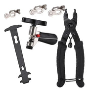 Habicare Bicycle Repair Tool Set with Chain Breaker, Spoke Wrench, Bottom Bracket & Freewheel Removal Tools Bicycle Repair Tool Set with Chain Breaker, Spoke Wrench, Bottom Bracket & Freewheel Removal Tools