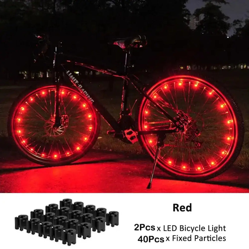 Bicycle Wheel Spoke & Valve Lights by Habicare