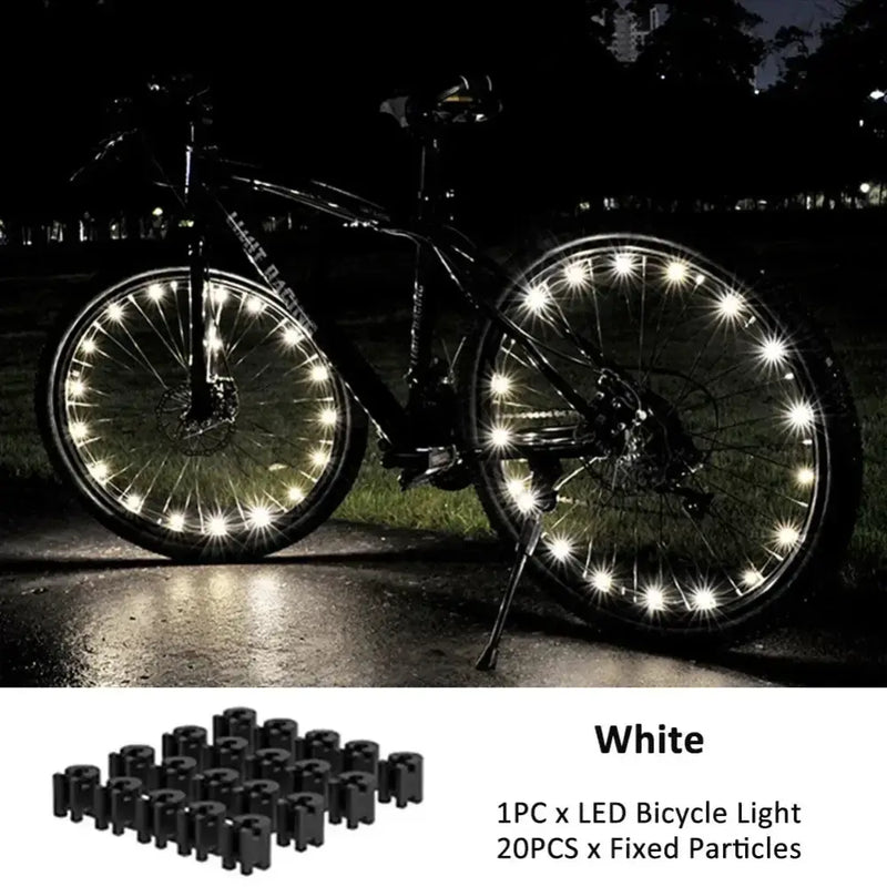 Bicycle Wheel Spoke & Valve Lights by Habicare
