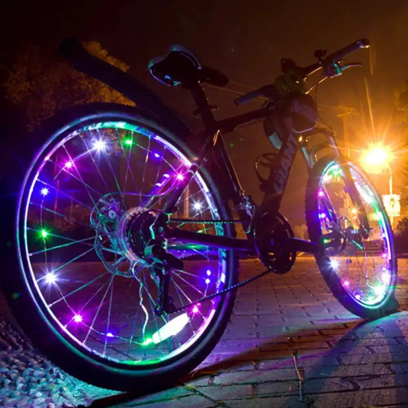 Bicycle Wheel Spoke & Valve Lights by Habicare