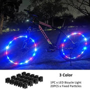Bicycle Wheel Spoke & Valve Lights by Habicare