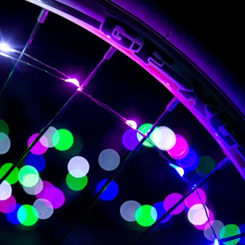 Bicycle Wheel Spoke & Valve Lights by Habicare