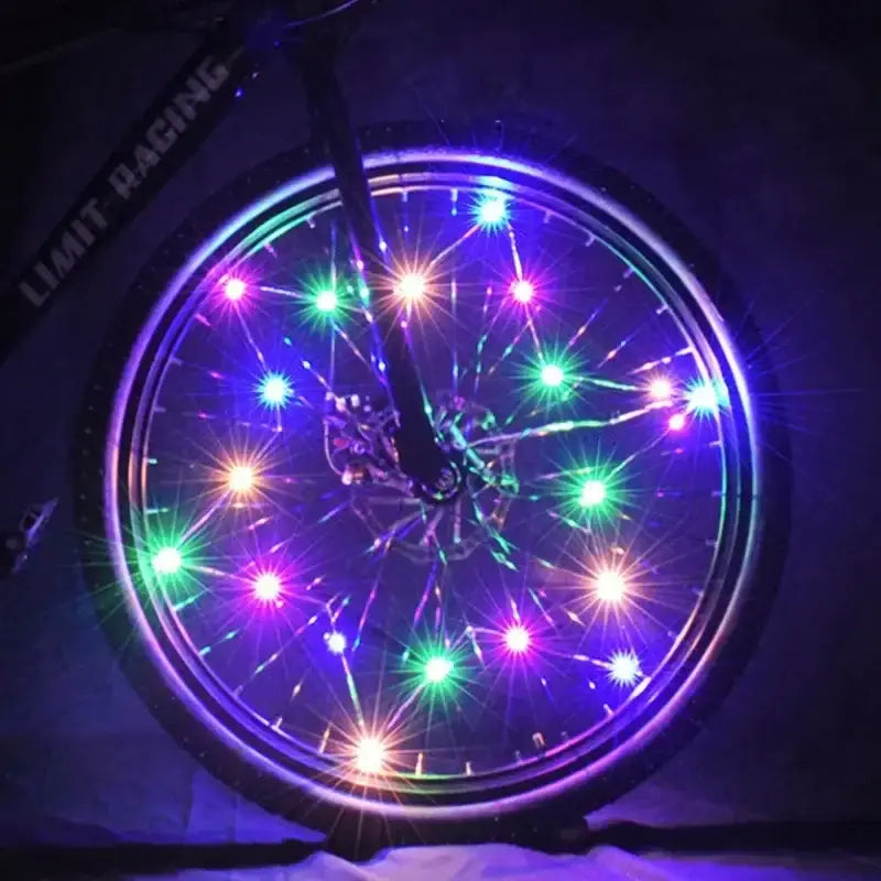 Bicycle Wheel Spoke & Valve Lights by Habicare