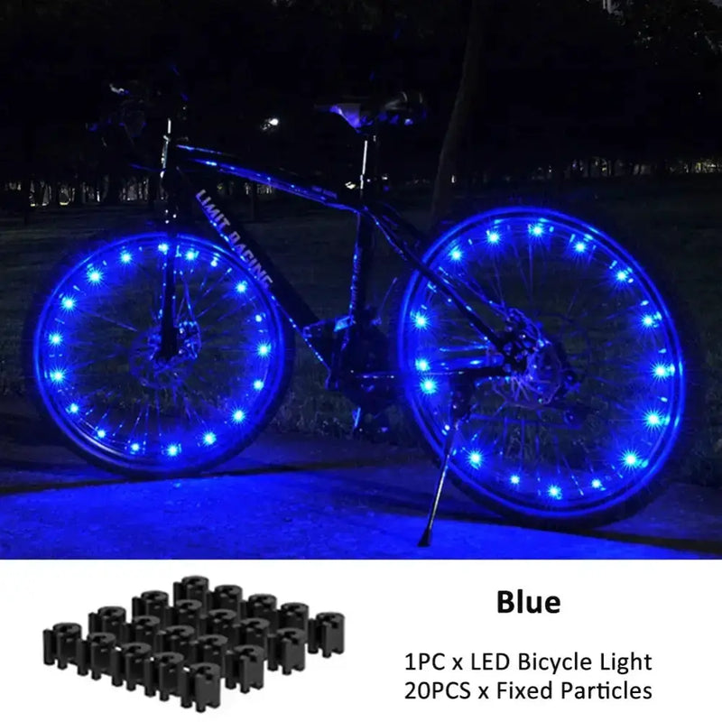 Bicycle Wheel Spoke & Valve Lights by Habicare