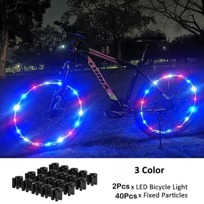 Bicycle Wheel Spoke & Valve Lights by Habicare
