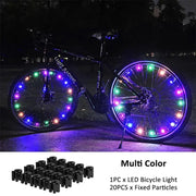 Bicycle Wheel Spoke & Valve Lights by Habicare