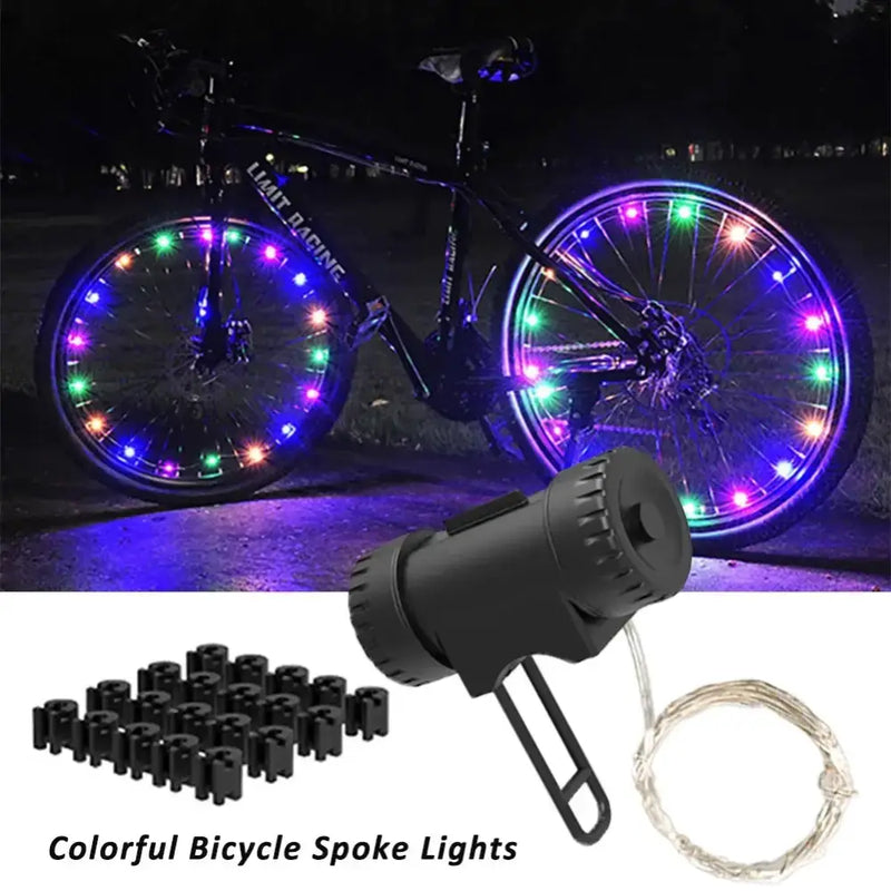 Bicycle Wheel Spoke & Valve Lights by Habicare