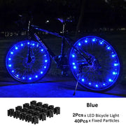 Bicycle Wheel Spoke & Valve Lights by Habicare