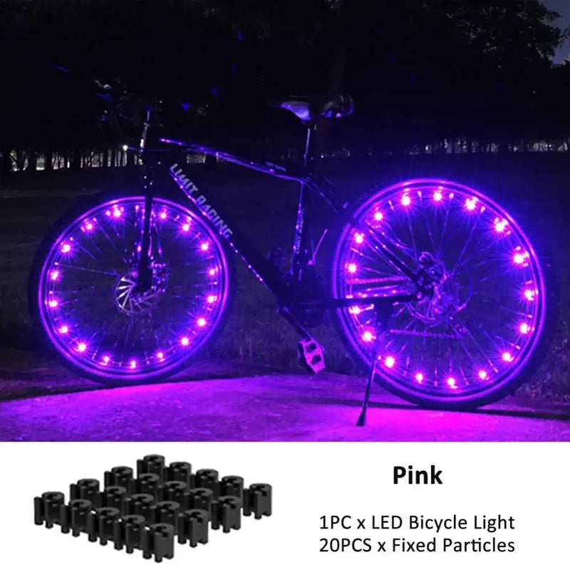 Bicycle Wheel Spoke & Valve Lights by Habicare