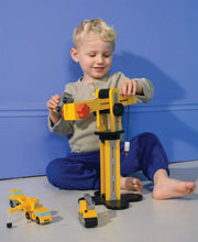 Big Yellow Crane – Mentari | Construction Toy NZ by Curious Moonbeam