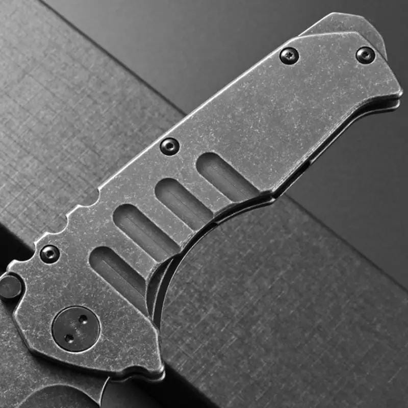 g8buynz Stonewashed Steel Folding Blade Pocket Knife for Fishing, Camping Stonewashed Steel Folding Blade Pocket Knife for Fishing, Camping