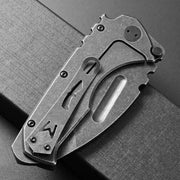 g8buynz Stonewashed Steel Folding Blade Pocket Knife for Fishing, Camping Stonewashed Steel Folding Blade Pocket Knife for Fishing, Camping