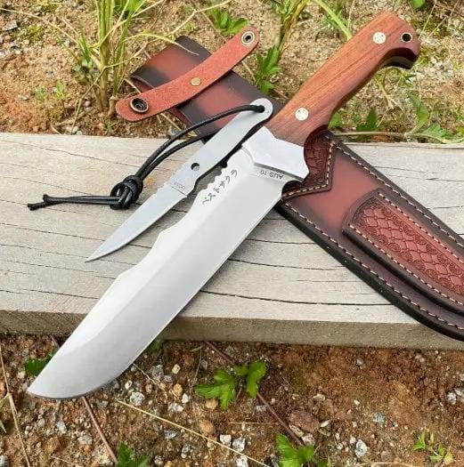 g8buynz Outdoor Camping Hunting Dual Knife Set - Full Tang Fixed Blade Outdoor Camping Hunting Dual Knife Set - Full Tang Fixed Blade