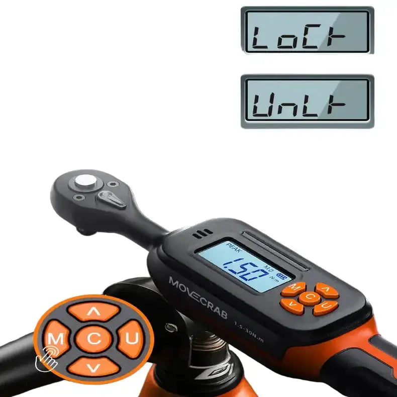 Bike Digital Torque Wrench Set (1/4″ Drive) (40pcs) by Habicare