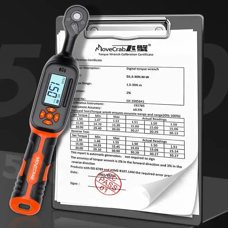 Bike Digital Torque Wrench Set (1/4″ Drive) (40pcs) by Habicare