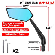 Bike Rear View Mirror 360° Adjustable (different models available) by Habicare