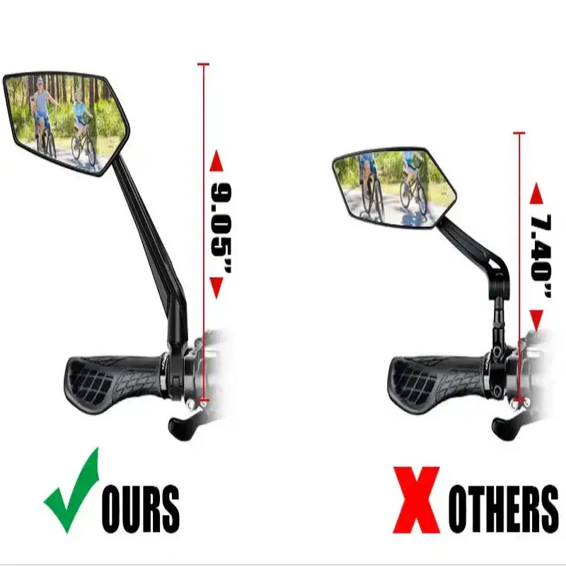 Bike Rear View Mirror 360° Adjustable (different models available) by Habicare
