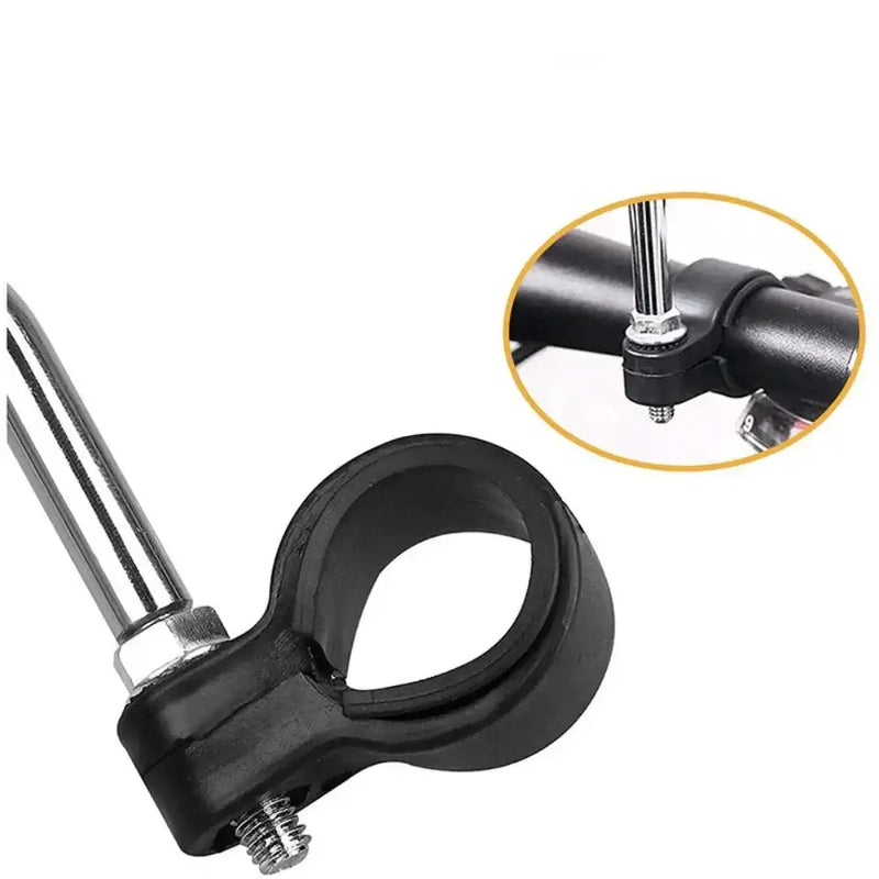 Bike Rearview Mirror 360° Adjustable with Reflector by Habicare