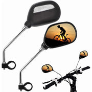 Bike Rearview Mirror 360° Adjustable with Reflector by Habicare