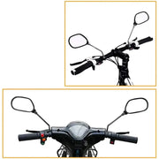 Bike Rearview Mirror 360° Adjustable with Reflector by Habicare