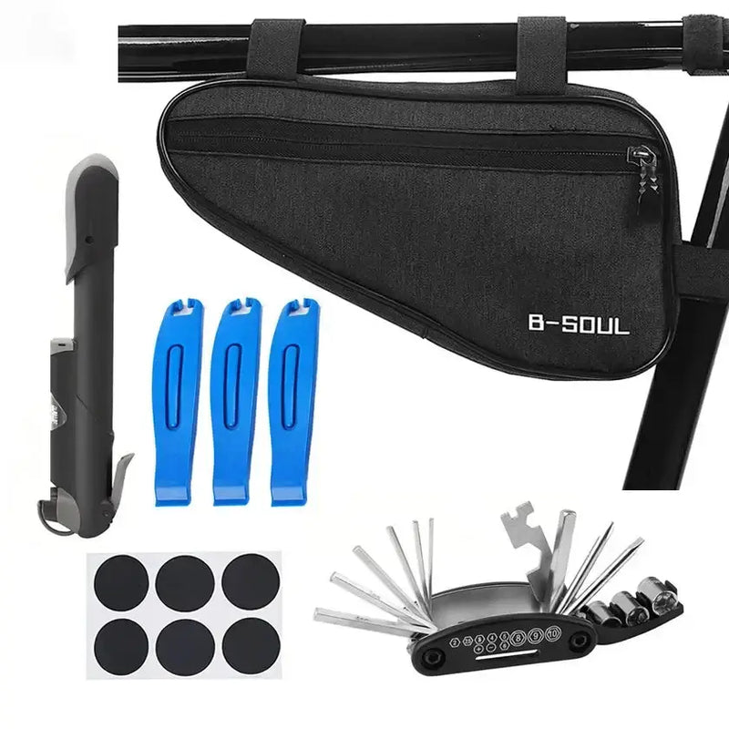 Habicare 16-in-1 Bicycle Repair Kit with Mini Pump 16-in-1 Bicycle Repair Kit with Mini Pump