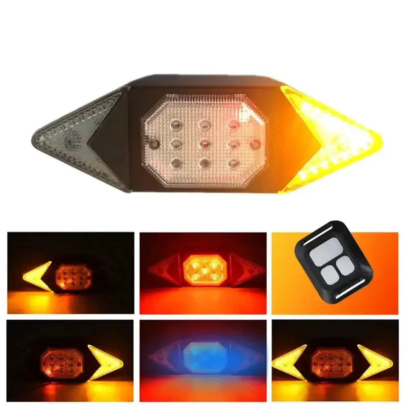 Habicare Wireless Remote-Controlled Bicycle Smart Taillight with Turn Signals (USB Rechargeable) Wireless Remote-Controlled Bicycle Smart Taillight with Turn Signals (USB Rechargeable)