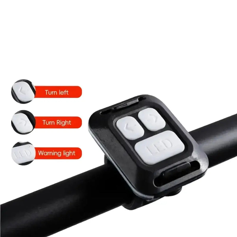 Habicare Wireless Remote-Controlled Bicycle Smart Taillight with Turn Signals (USB Rechargeable) Wireless Remote-Controlled Bicycle Smart Taillight with Turn Signals (USB Rechargeable)