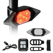 Habicare Wireless Remote-Controlled Bicycle Smart Taillight with Turn Signals (USB Rechargeable) Wireless Remote-Controlled Bicycle Smart Taillight with Turn Signals (USB Rechargeable)