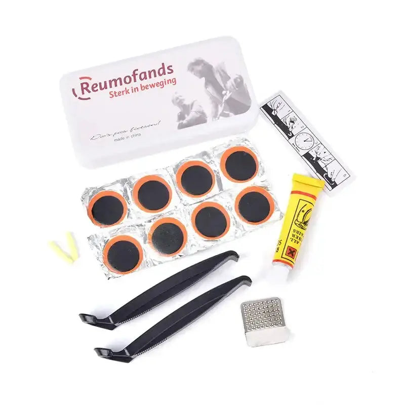 Habicare Bicycle Tyre Tube Puncture Repair Kit with Box Bicycle Tyre Tube Puncture Repair Kit with Box