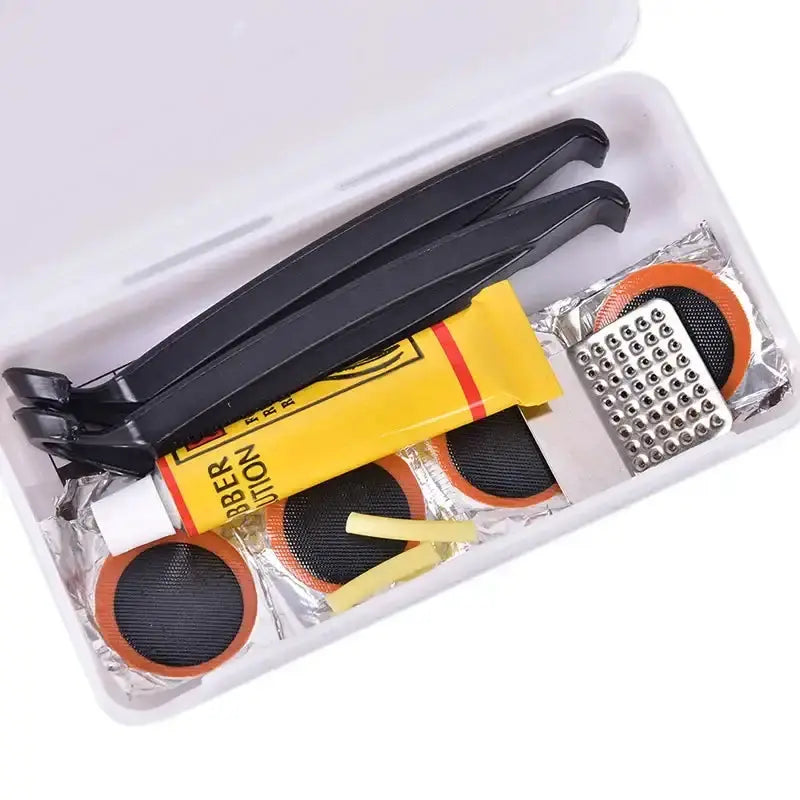 Habicare Bicycle Tyre Tube Puncture Repair Kit with Box Bicycle Tyre Tube Puncture Repair Kit with Box